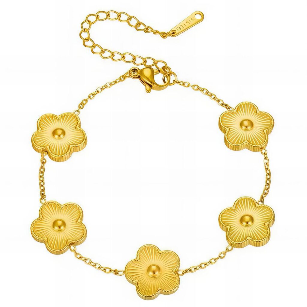 Gold 4 Flow Bracelet