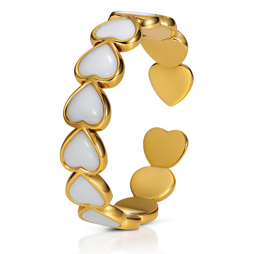 Pearl Heart Ring